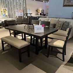 Table 4 Chairs And Bench 