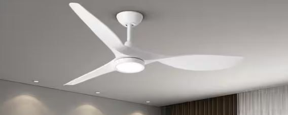 Shop QRMOK R3 52 in. Indoor Ceiling Fan with Light, Remote and DC Motor