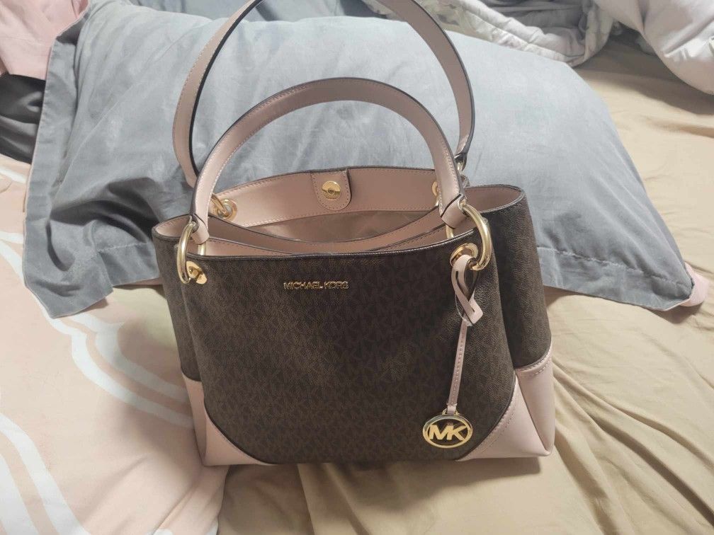 Brown N Pink Michael Kors