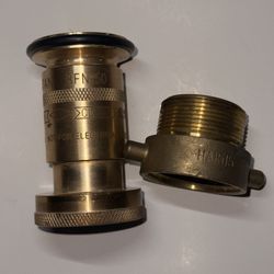 Fire Hose Nozzle And Coupling