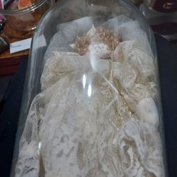 Cloth Doll In Lace Dress