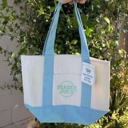 Trader Joe’s Spring Mini Tote (Blue)