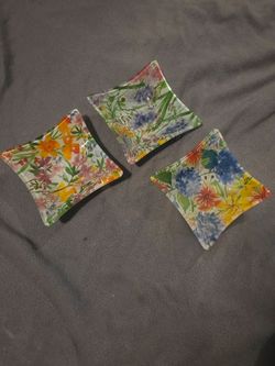 Set of 3 Glass Sauce dishes