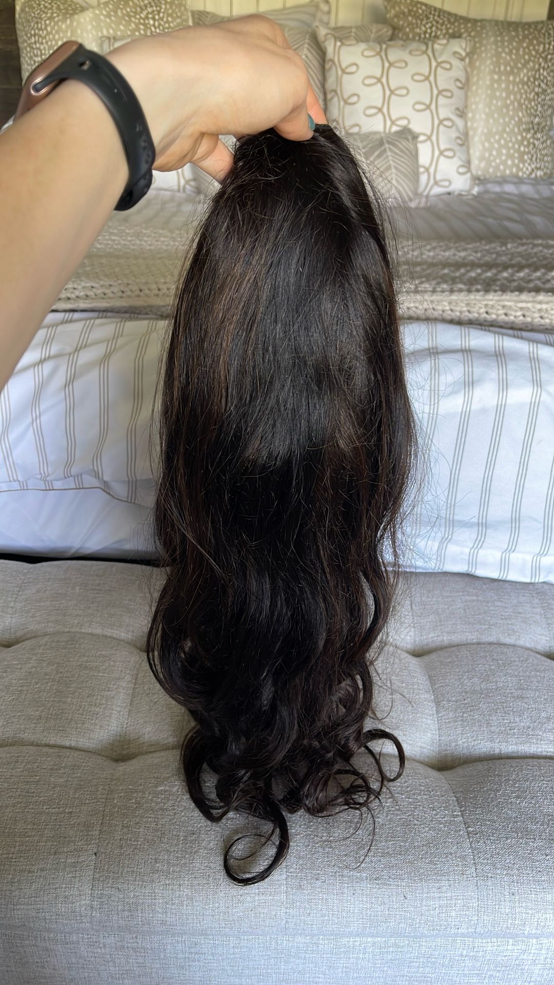 U Front 18 Inch Human Hair Wig