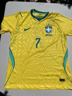 Brazil Vini Jr. #7 Nike Soccer Jersey