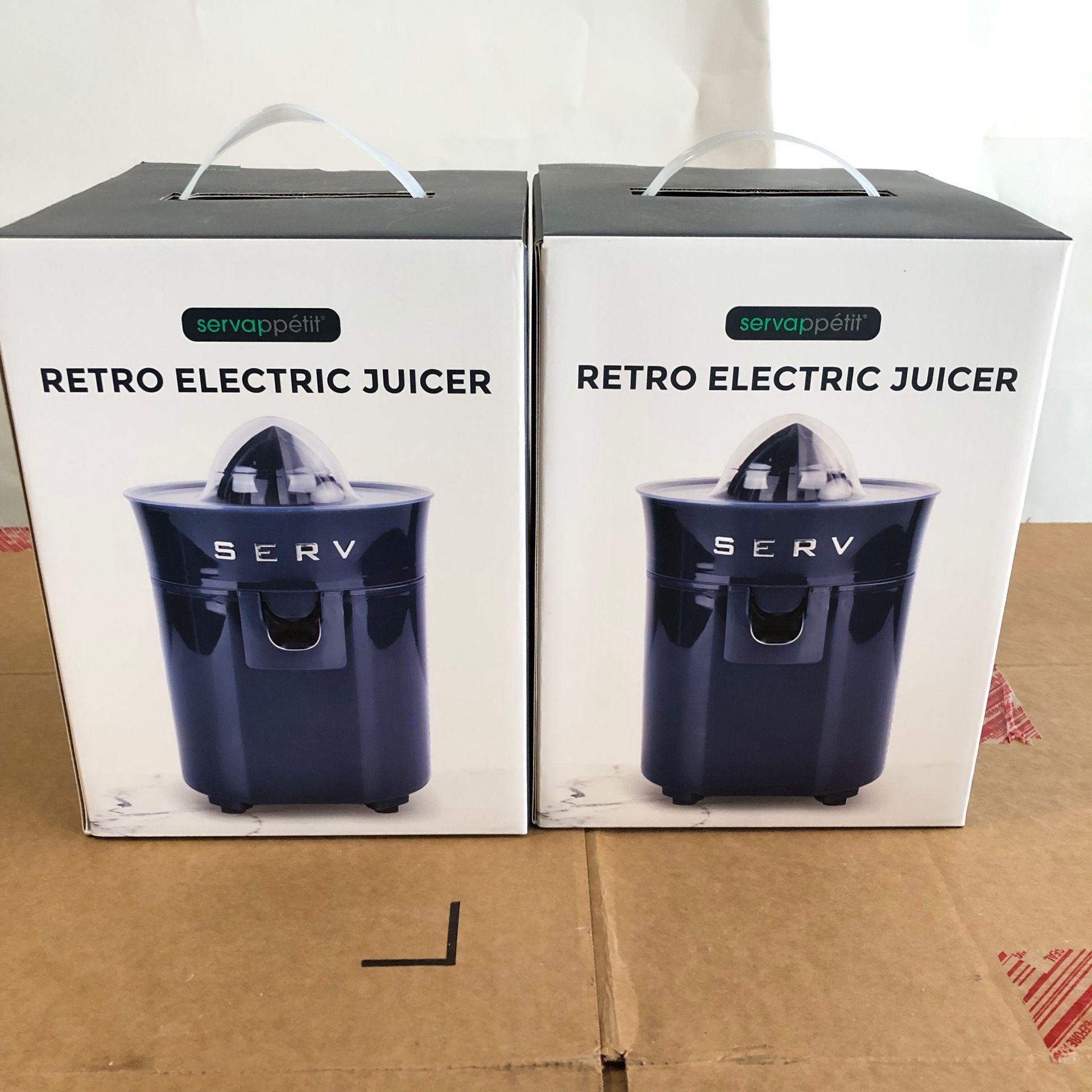 Servappetite NEW Retro, electric juicer, blue 1 Pc