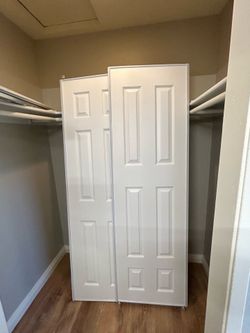 Sliding closet door