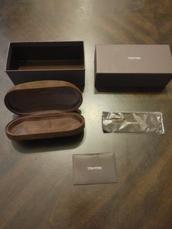 Tom Ford Dark Brown Sunglass Case