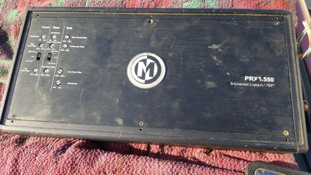 Memphis PRX 5.550 5 Channel 600 watt RMS power reference series amplifier