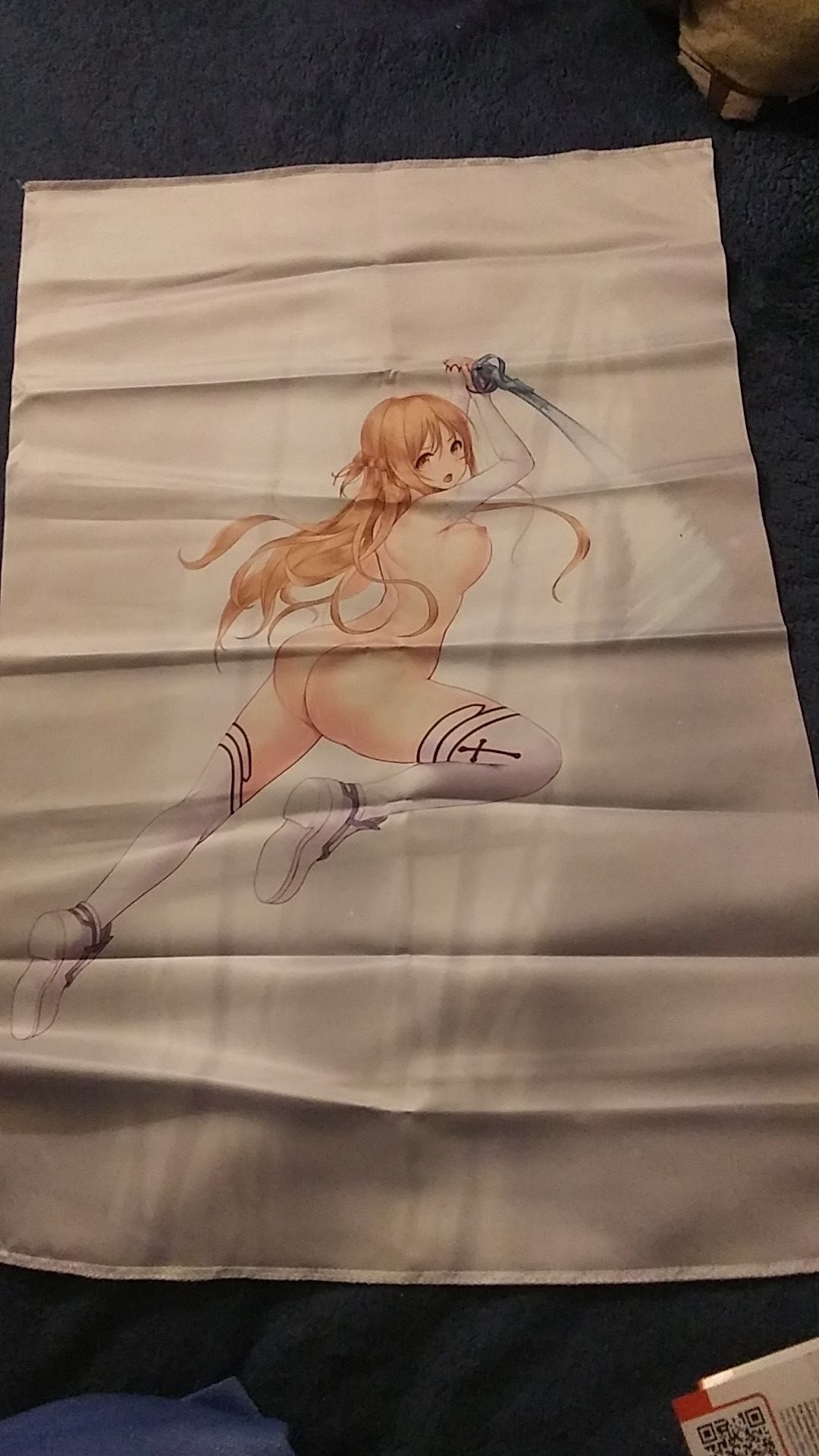 SAO Asuna exclusive nude fabirc wall scroll from Otaku box