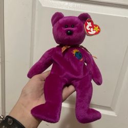 TY millennium the bear beanie baby