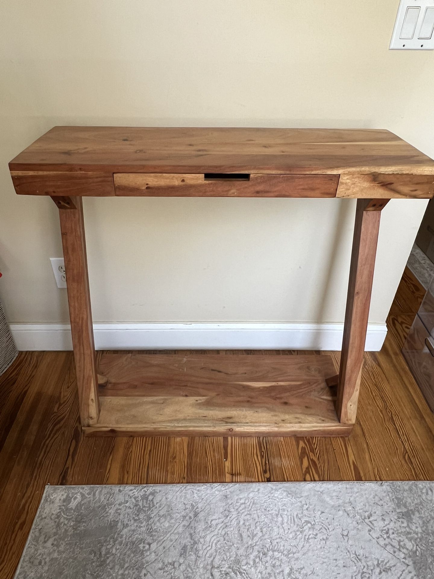 Wood Console Table - $40
