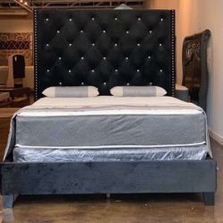 NEW QUEEN AND KING SIZE BED WITH MATTRESS AND BOXSPRING INCLUDING FREE DELIVERY- BEDROOM FURNITURE SECTIONAL SOFA AND MORE 