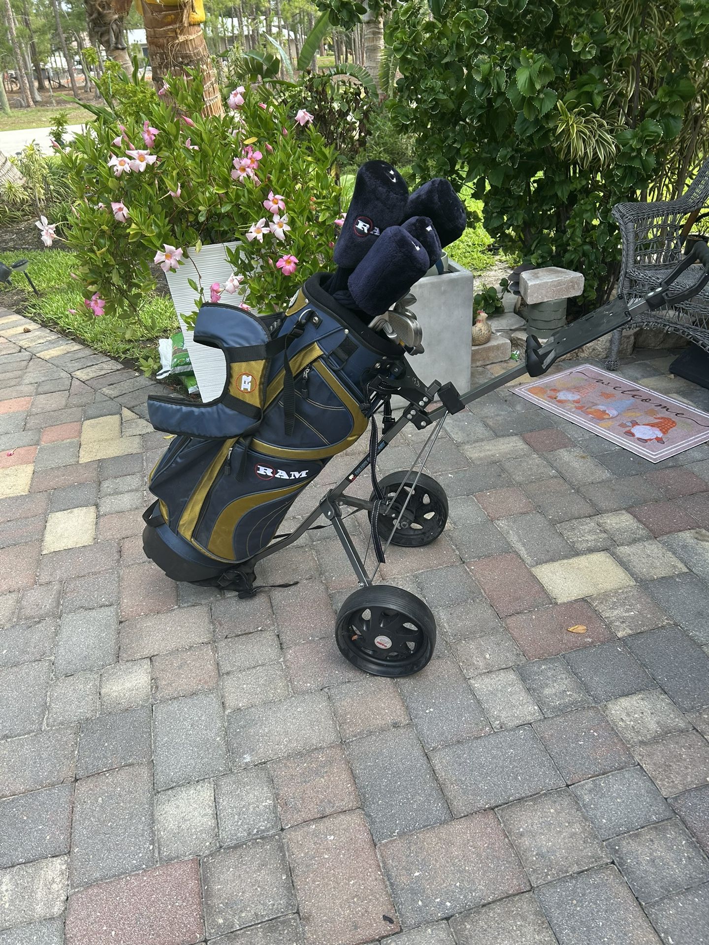 Golf Clubs Women’s Right Handed RAM with cart 