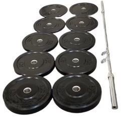 Iron/bumper Weights W/ Barbell