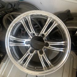 RV Wheels 16” Sumec Gunmetal Aluminum 6 Lug Wheels 