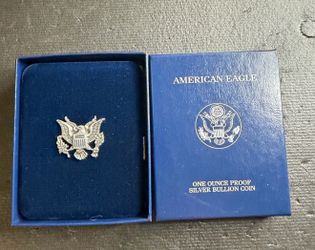 2002 Proof American Silver Eagle (w/ original box + COA)