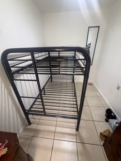 Bunk bed frame only. Free delivery free installation all new furniture