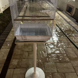 Bird Cage With Stand