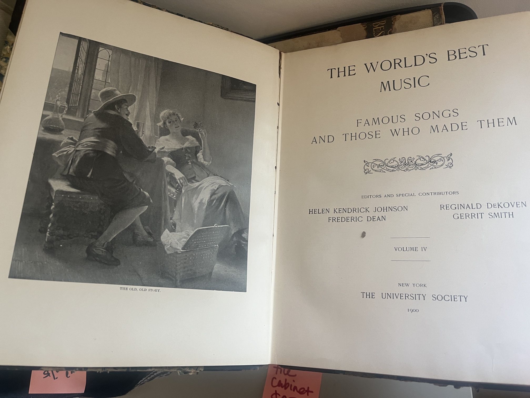 6 Vintage Music Books c1900 “ World’s Best Music” and “World’s Best Composers”