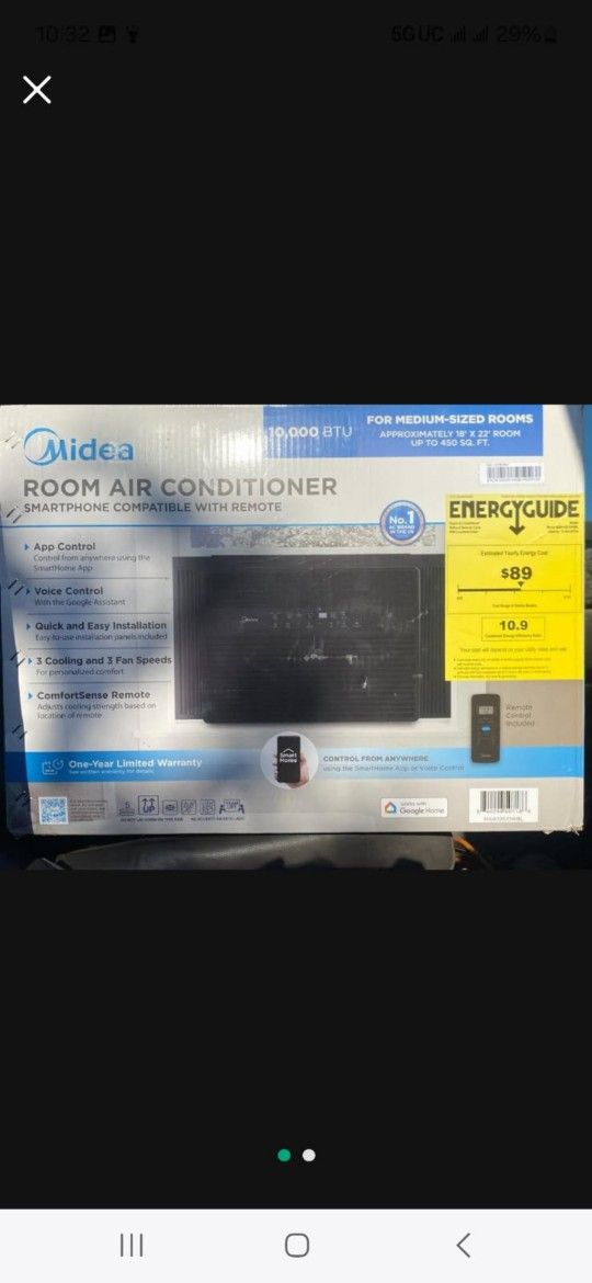 10k WINDOW AC