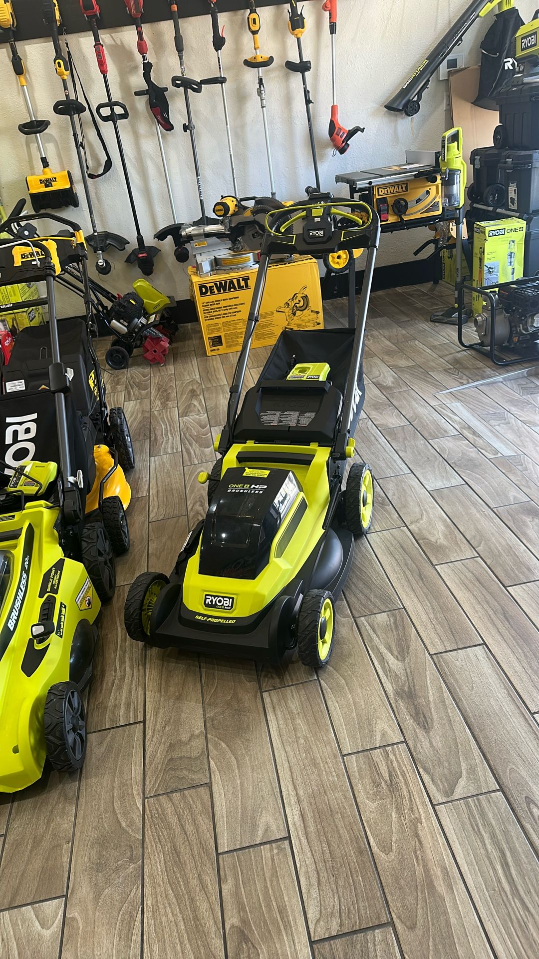 RYOBI ONE+ HP 18V Brushless 20 Cordless Battery Walk Behind