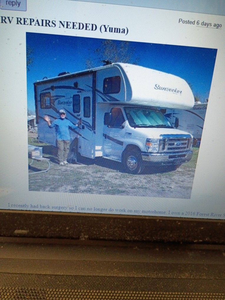 RV REPAIR SERVICE NEEDED