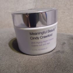Cindy Crawford Meaningful Beauty antiaging Night Cream new sealed 1.7 ounce