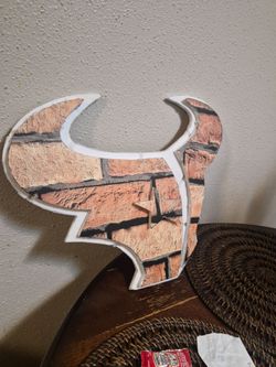 Houston Texans cut out logo /sign self adhesive back