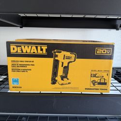 20V MAX Lithium-Ion Cordless Cable Stapler with 2.0Ah Battery, Charger and Bag 