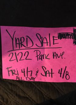 Yard sale la Verne