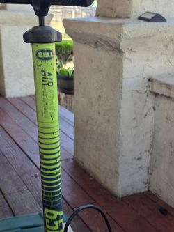 Bell. Bike pump