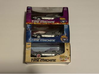 Back To The Future cars 1-3