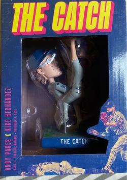 Andy Pages x Kiké Hernández 'The Catch' Bobblehead