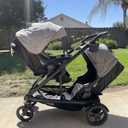 Very Large Double Stroller Uno2duo Uno 2 Duo 