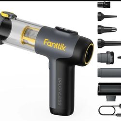 Fanttik Slim V9 4 in 1 Handheld Air Duster, 12000PA Suction Power Vacuum.