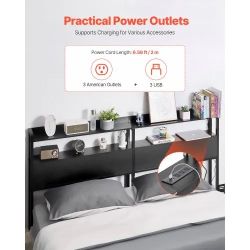 Headboard for King Size Bed, Adjustable Height