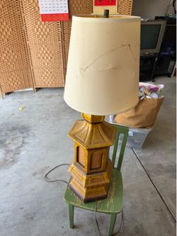 Large vintage lamp