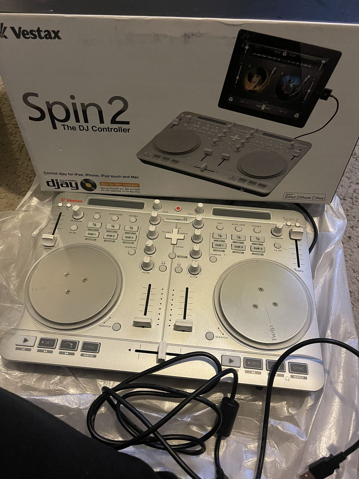 vestax spin2 DJコントローラー Vestax Spin ベスタクス スピン DJ