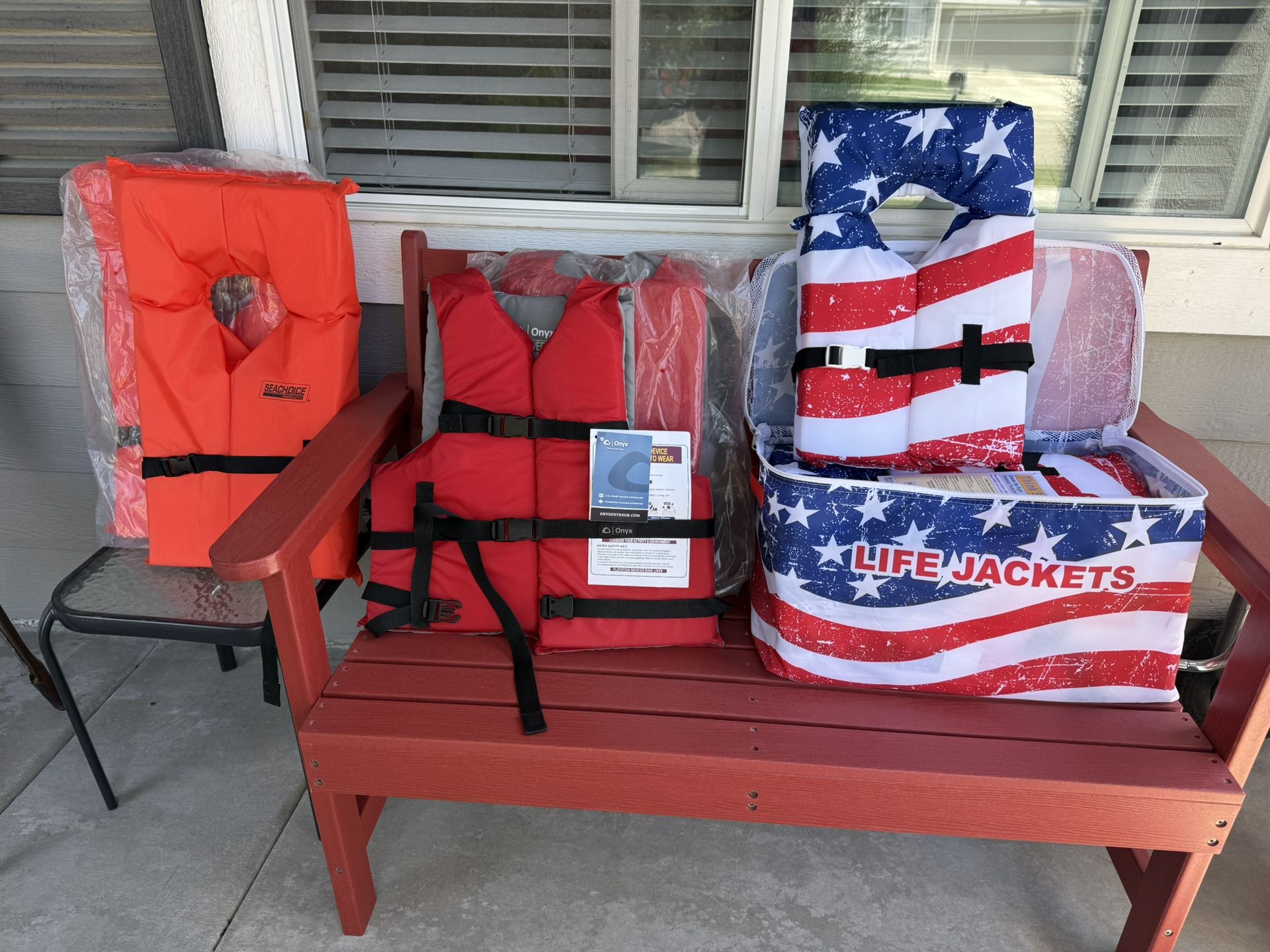 Brand New Never Used Lifejackets