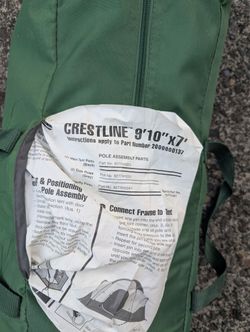 coleman crestline 9'10"x7'