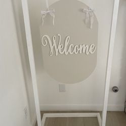 Wedding quinceanera Birthday party decoration  welcome sign $120 obo