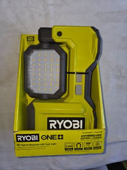 Ryobi 18v Hybrid Magnetic LED Task Light TOOL ONLY Brand New (Price Is Firm)