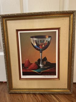 Stanley Maxwell Brice “Sterling Beauty” Framed Art - Signed & has a C.O.A