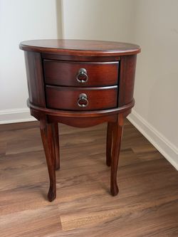 Oval side tables