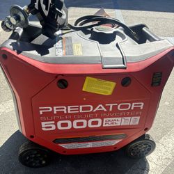 PREDATOR 5000 Watt Dual-Fuel SUPER QUIET Generator 
