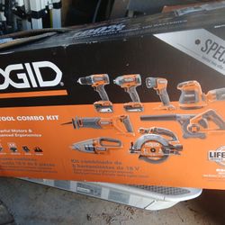 RIDGID 8 TOOL SET BRAND NEW