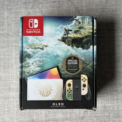 Nintendo Switch OLED Limited Edition Zelda Tears of the Kingdom Video Game System