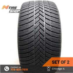 Set of 2 Used  9.5/32  Winter  255/35R19  96V  Bridgestone  Blizzak LM005