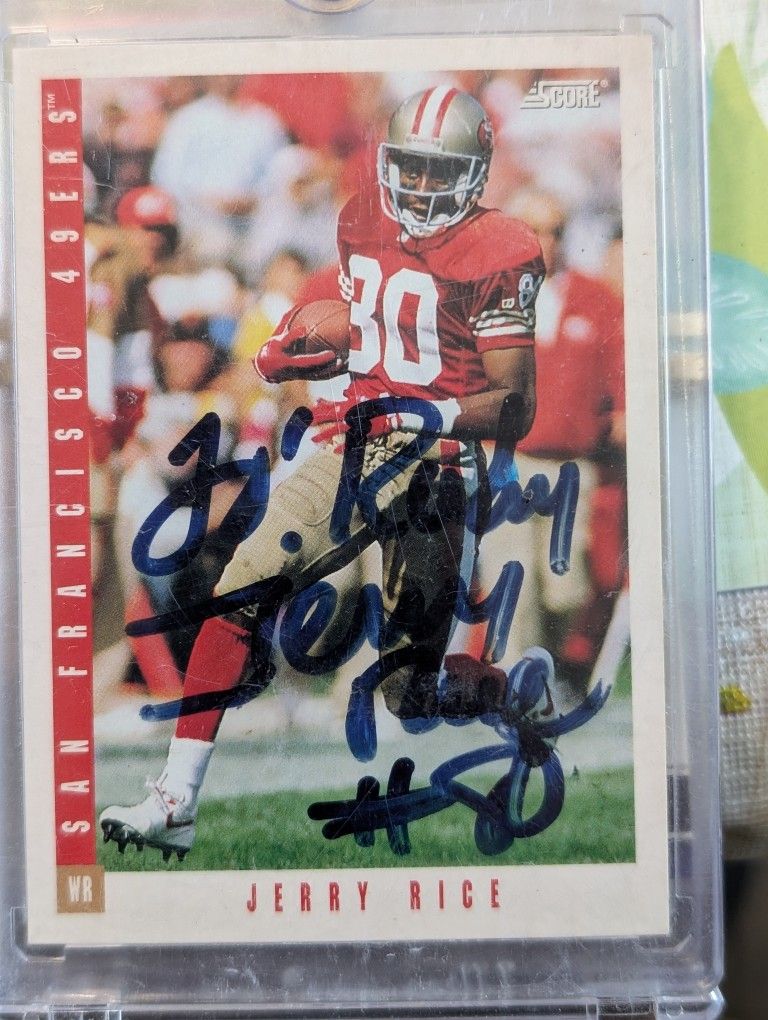 Jerry Rice Signature